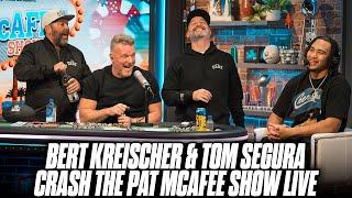 Bert Kreischer & Tom Segura Crash The Pat McAfee Show Live On Radio Row