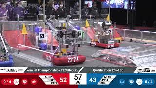 Qualification 20 - Technology Division - 2023 FIRST Ontario Provincial Championship