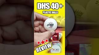 DHS 3 Star Table Tennis Ball Review || 3 Star TT Ball || Sports Review