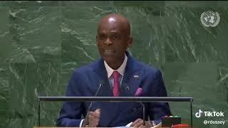 Robert Dussey , Ministre des affaires étrangères du Togo à l'Assemblée de l'ONU