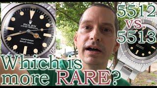 Rolex Submariner 5512 vs. 5513 Production Numbers - Which is Rarer?