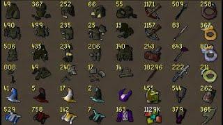 My Osrs Bank! - Biggest Pk Loot Tab!