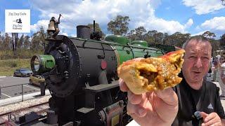 Curry Pie & More From Zig Zag Cafe (Zig Zag Railway Clarence NSW)