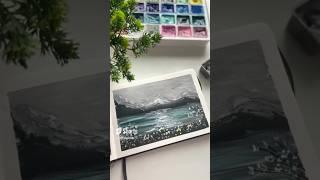 How To Paint Faster  #shorts #paintingtechniques #gouache #paintingstyles #diy