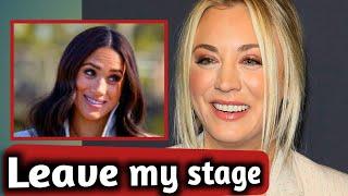 Gala Controversy: Kaley Cuoco Takes Charge as Meghan Markle Climbs the Stage!