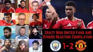 Crazy MAN UNITED Fans and Others Reactions to MAN CITY 1-2 MAN UNITED | PL GW 16 | 15-12-2024