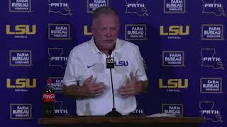 LSU Football Postgame Press Conference - vs. UCLA