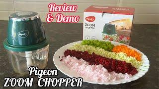 Pigeon Zoom Electric Chopper | Pigeon Zoom Chopper Review & Demo | Pigeon Vegetable Chopper