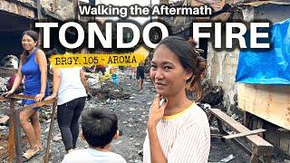 Aroma TONDO FIRE Aftermath Walkthrough Tondo Manila Philippines [4K]