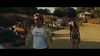 This scene, from Once Upon a Time in Hollywood , shows Cliff confronting Grogan,  murdered  “Shorty”