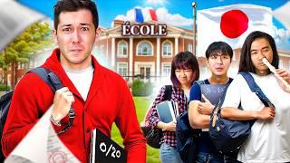 J'emmène des Japonais subir l'école en France