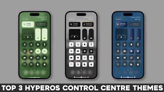 Top 3 HyperOS Control Centre Themes | New HyperOS Control Centre Theme | HyperOS Themes