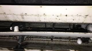 Wall Mount air handler dirty blower wheel or service and neglect￼. ￼