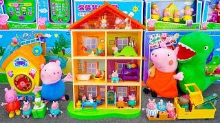 90 Minutes Satisfying with Unboxing Cute Peppa Pig House Playset Toys Collection ASMR | Review Toys