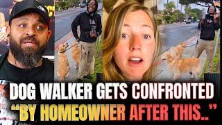 Black Woman Refuses to pick up Dog’s poop in woman’s yard THEN THIS HAPPENS!