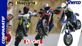 COMPARO#15 - Ducati 698 Mono, Sherco 500 SMF, Husqvarna 701