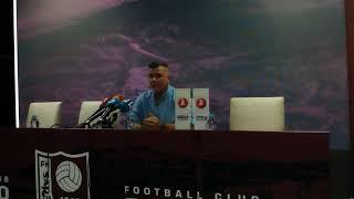 Zoran Zekić press konferencija pred utakmicu FK Sarajevo - Spartak Trnava