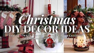 Cozy and Chic Christmas DIYs: The Ultimate Guide to Crafting Beautiful Handmade Holiday Decor ️