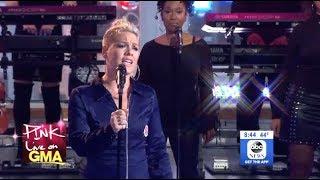 P!nk - What About Us - LIVE (GMA)