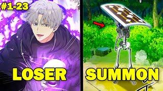 [1-23] This Necromancer Can Only Summon Weak Skeletons! | Manhwa Recap