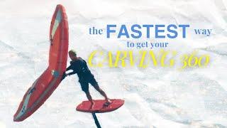Two Ways to Learn the Carving 360 FAST | WING FOILING TUTORIALS