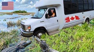 CRAZIEST RV adventure in the USA (stuck in alligators swamp)