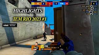 CS GO Highlights IEM RIO 2023 #1