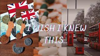 Things I wish I knew before moving to the UK