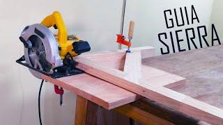 Como Hacer "GUIA Para SIERRA CIRCULAR" De MADERA Fácil #DIY - Luis Lovon