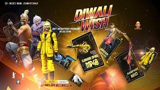 DIWALI WISH EVENT FREE FIRE 2024, NEW DISCOUNT EVENT FF | FF NEW EVENT | FREE FIRE NEW EVENT OCTOBER