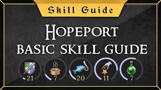 Brighter Shores Hopeport Basic Skill Guide (extended for passive)