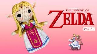 PRINCESS ZELDA AMIGURUMI CROCHET TUTORIAL STEP BY STEP Part 2