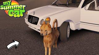 DOG + HIGHWAY MERCEDES BROKEN DOWN | My Summer Car #mysummercar #viral #trending 