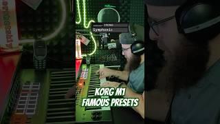 KORG M1 FAMOUS PRESETS! #korg #m1 #music #synth #shorts