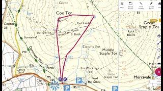 Walk 3.  Cox Tor Short Loop