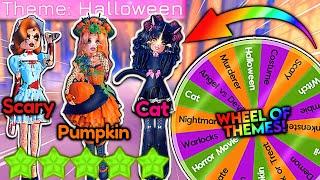 WHEEL Picks ONLY HALLOWEEN THEMES For EVERY Round in Dress to Impress' New UPDATE! | ROBLOX