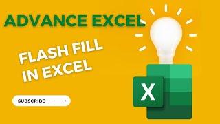 Excel Tips #1 - Flash Fill