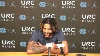 MBB: RJ Davis Pre-Duke Press Conference