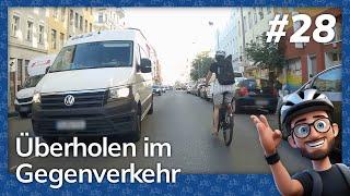 Überholen im Gegenverkehr – Dashcam (Berlin Cycling Diary)