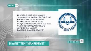 Diyanet'ten Mahremiyet Açıklaması