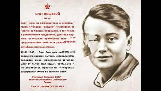 МОЛОДАЯ ГВАРДИЯ Афанасьев Никита 4-А ГОУ ЛНР ССШ № 32 им. П.Л. Дрёмова