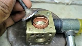 Beautiful copper ring making process ! How to make a new copper ring