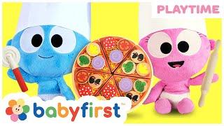 Pretend Play Cooking Pizza for Kids| Fun Learning in the Kitchen w GooGoo & GaaGaa | BabyFirst TV