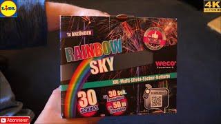 Weco Feuerwerk - Rainbow Sky (Neuheit 2024/25) Fehlfüllung!