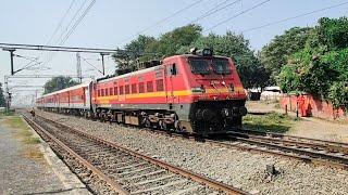 140 Kmph High Speed RDSO Trial With WAP4 | Indian Railways