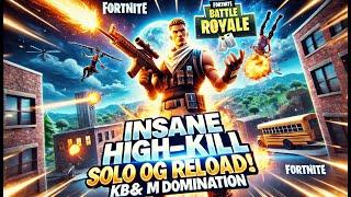 "Insane High-Kill Solo OG Reload Gameplay! (KB&M Domination)"