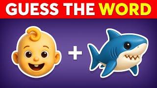 Can You Guess The WORD By Emojis?  Emoji Quiz 2025