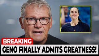 Geno Auriemma EATS HIS WORDS on Live TV In Caitlin Clark’s NCAA Homecoming!