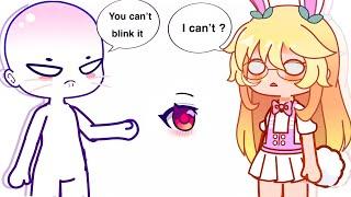 You can't make a detailed eye blink  ( gacha club )