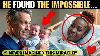 STERILE BILLIONAIRE CRIES WHEN HE FINDS OUT THAT THE POOR BLACK WOMAN WHO SAVED HIM GAVE HIM TWINS!